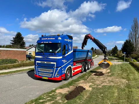Levering, flytning eller bortskaffelse af materialer
